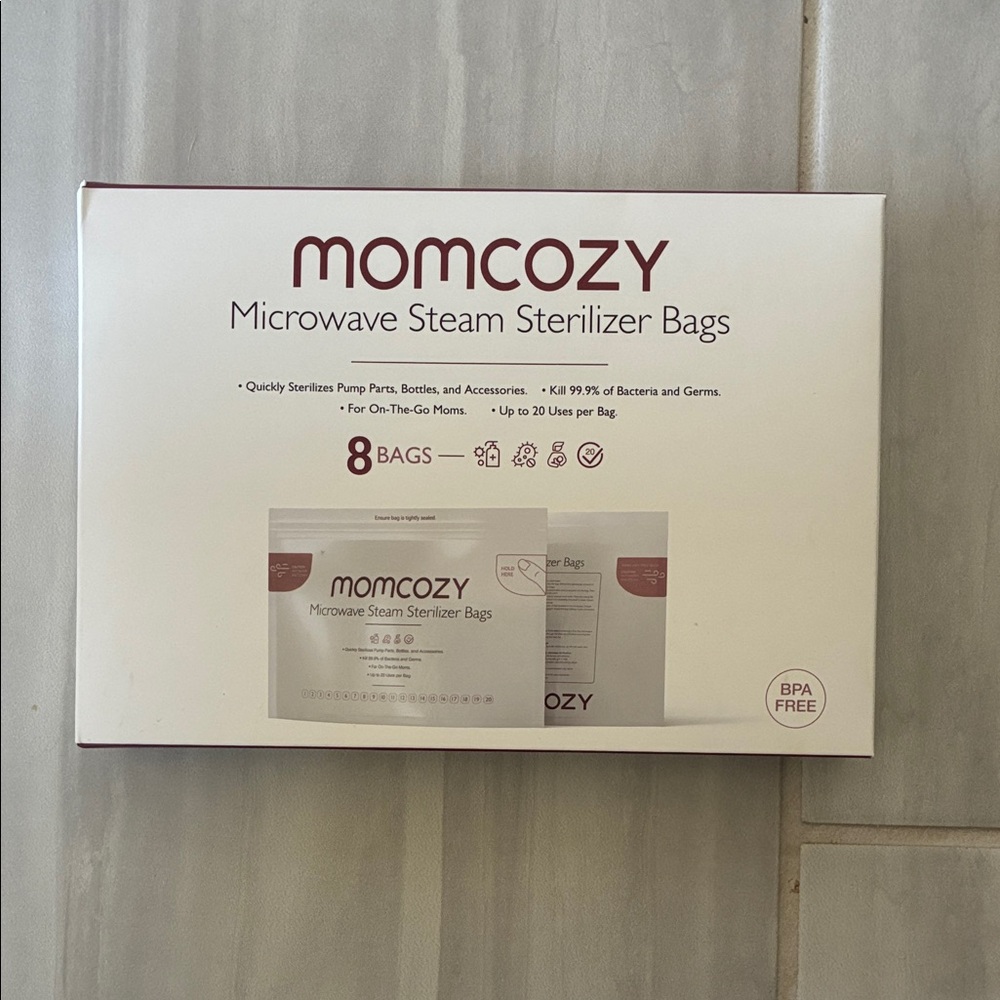 Momcozy Microwave Steam Sterilizer Bags - 6